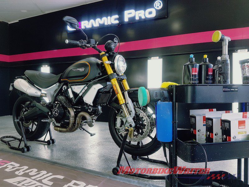 Ducati Scrambler 1100 Sport ceramic coating