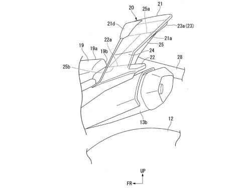Honda Patents Showcase Some Rear-End Aerodynamic Elements - webBikeWorld