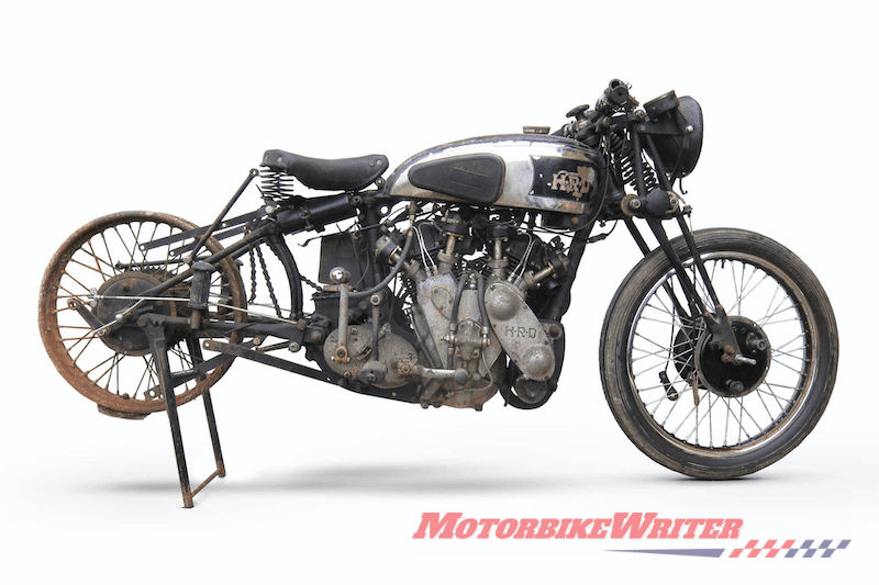 102 MPH BROOKLANDS ‘ROAD TEST STAR’ VINCENT-HRD SERIES-A RAPIDE LEADS BONHAMS SUMMER STAFFORD SALE