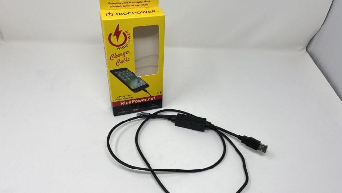 ridepower charger cable and box