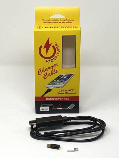 RidePower charger and adapters