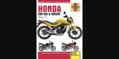 Honda cbf125 manual