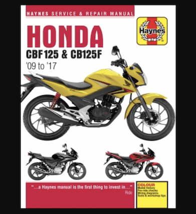 Honda cbf125 manual