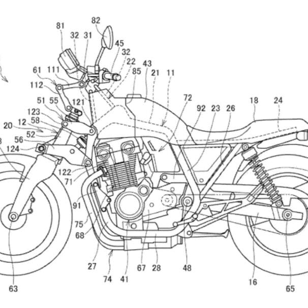 honda patent front suspension