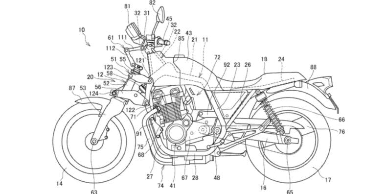 honda patent front suspension