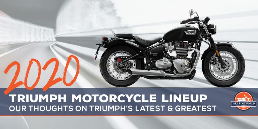 2020 triumph motorcycles