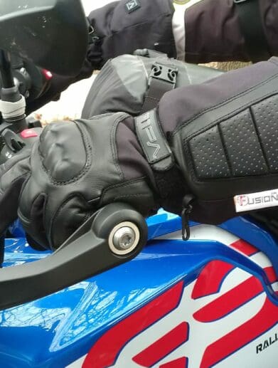 Volt Heat Fusion 12V-7V Dual Source Leather MC Heated Gloves