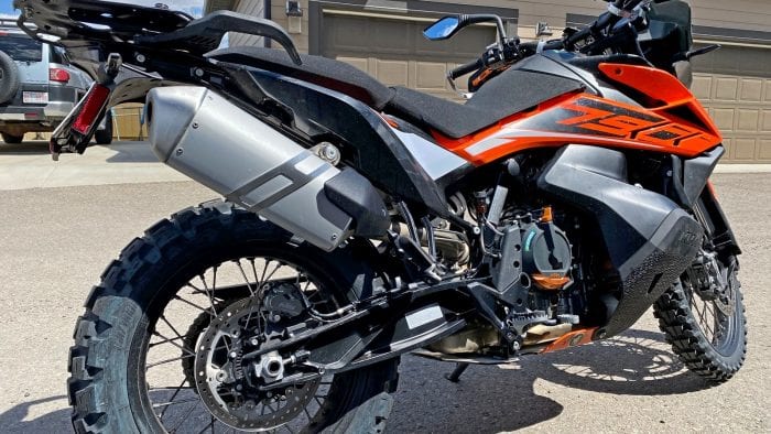 2019 ktm 790r adventure stock exhaust