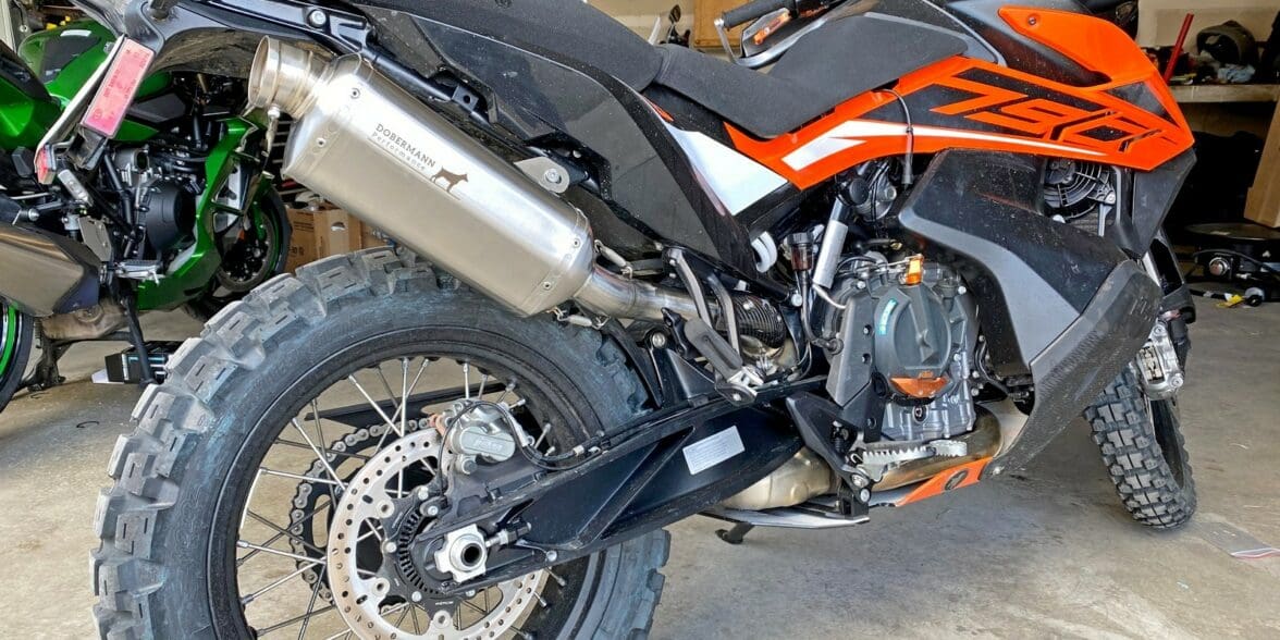 2019 ktm 790r adventure dobermann exhaust