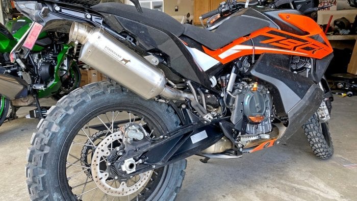 2019 ktm 790r adventure dobermann exhaust