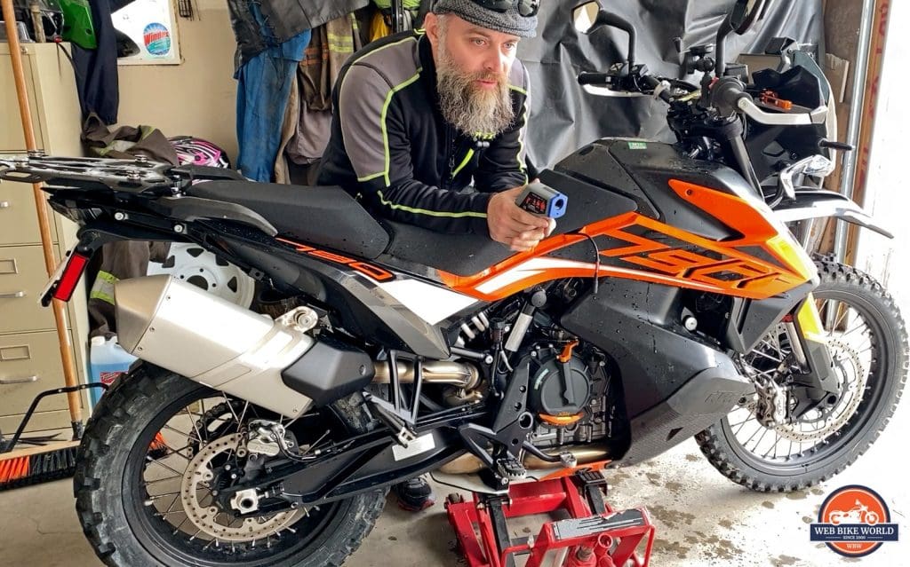 Me with my KTM 790 Adventure.