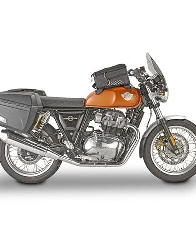 Royal Enfield INT650 with Kappa accessories
