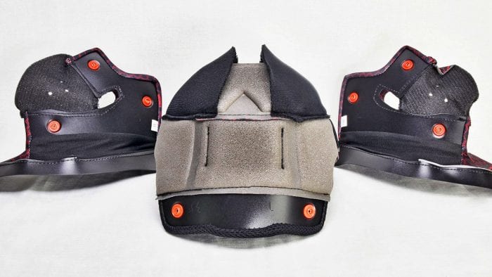 The Sedici Strada II helmet comfort liner collection. The Sedici Strada II helmet comfort liner collection.
