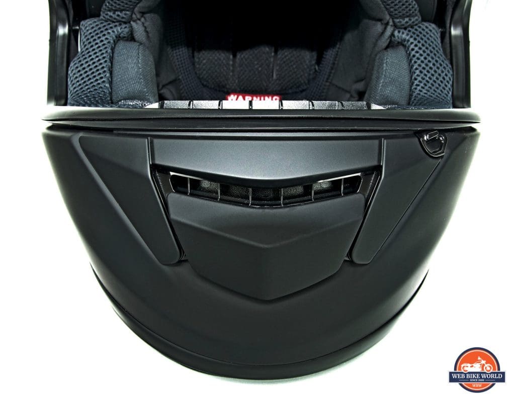 The Shoei GT Air chin bar vent