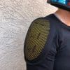 Forcefield Isolator 2 elbow and shoulder armor installed at armor window for better arflow