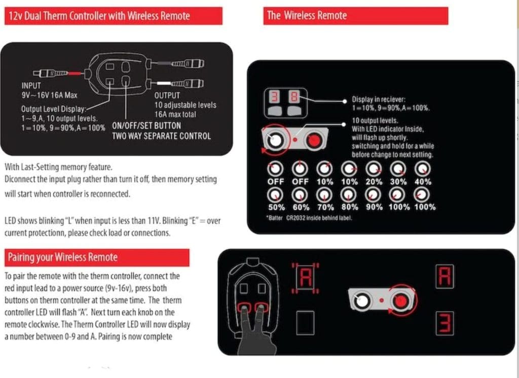 volt heat dual therm instructions