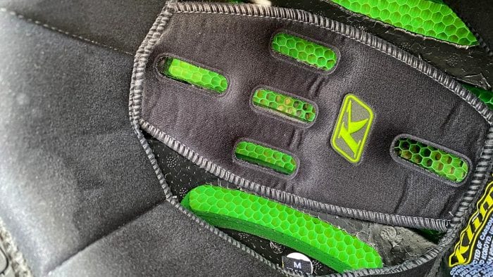 The Klim Krios Pro Koroyd layer. The Klim Krios Pro Koroyd layer.