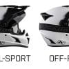 4 configurations of the Klim Krios Pro.