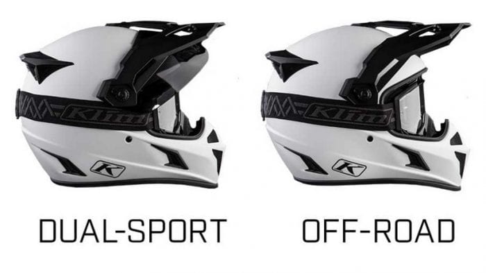 4 configurations of the Klim Krios Pro. 4 configurations of the Klim Krios Pro.