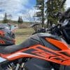 The Klim Krios Pro on a 2019 KTM 790 Adventure S.