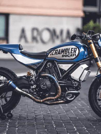 Ducati Scrambler custom rumble
