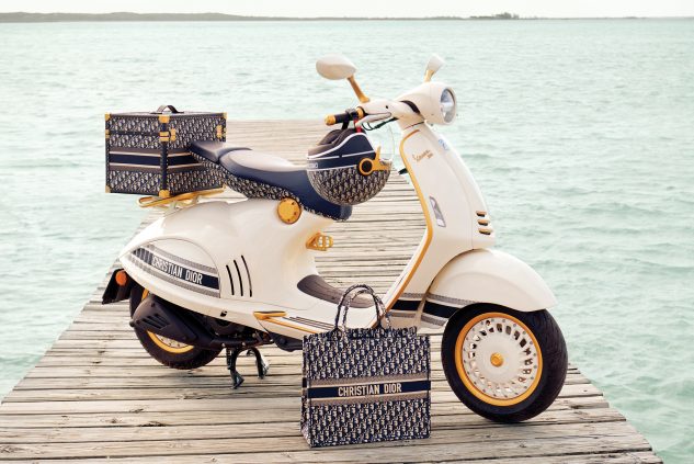 Vespa and Christian Dior Team Up for a Special Vespa 946 | webBikeWorld