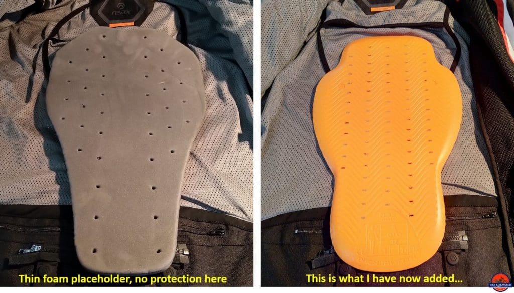 REAX Aprx Pro Mesh Jacket proper back armor