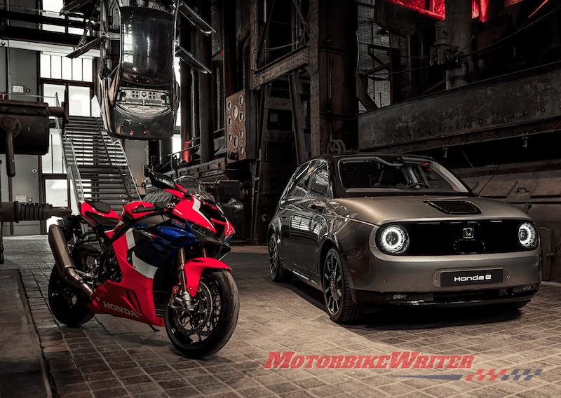 Fireblade SP and Honda e