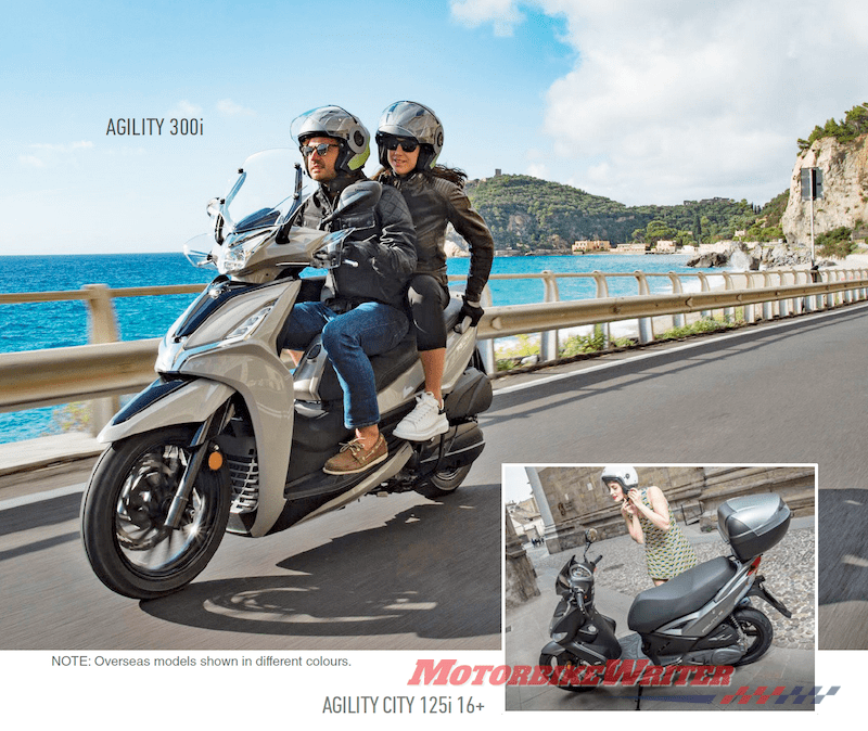 KYMCO add Agility scooters - webBikeWorld