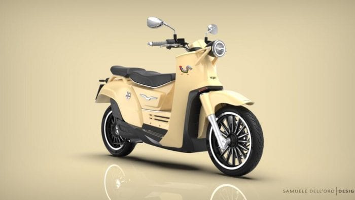 Moto Guzzi Galletto hybrid scooter