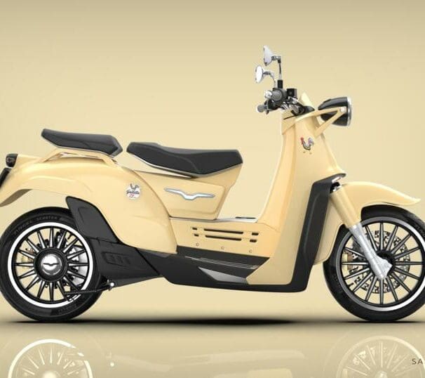 Moto Guzzi Galletto hybrid scooter