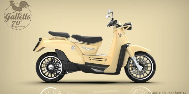 Moto Guzzi Galletto hybrid scooter