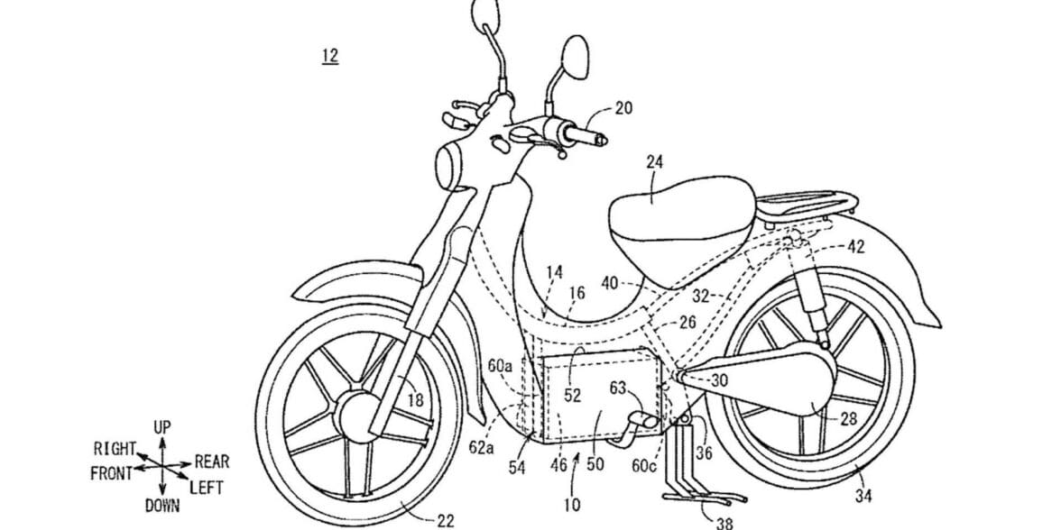 honda super cub electric patent