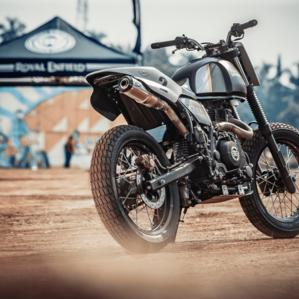 flat track school slide school royal enfield