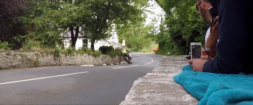 The space between seconds before James Hillier's Senior TT would end with a cracked engine housing