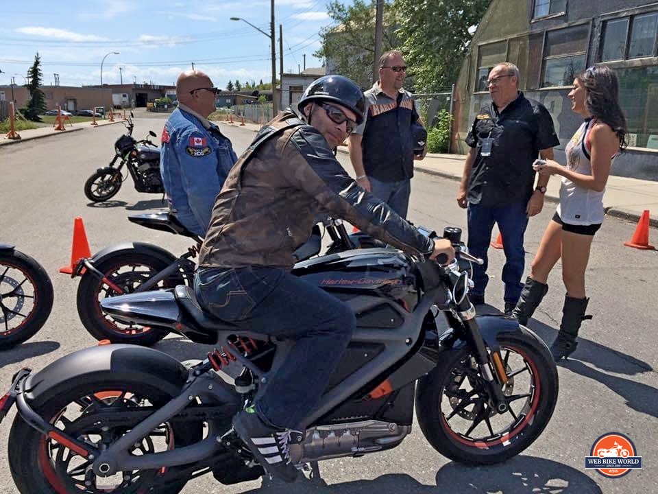 The prototype Harley Livewire and I back in July 2015.