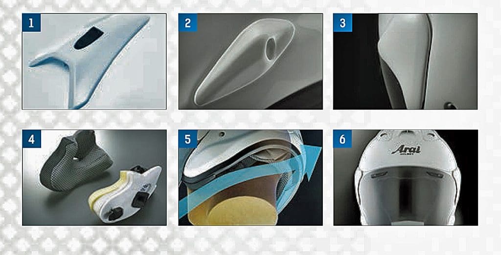 6 features of Arai XC helmet