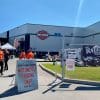 Calgary Harley Davidson during the Rally in the Rockies only allowed motorcycle parking in the lot.