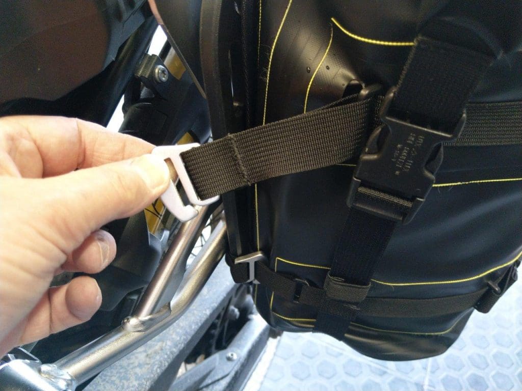Wolfman Expedition Saddle Bag mounting strap/fastener