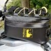 Wolfman Blackhawk Motorcycle Tank Bag WP on motorcycle