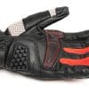 red and black color dirt 3 glove