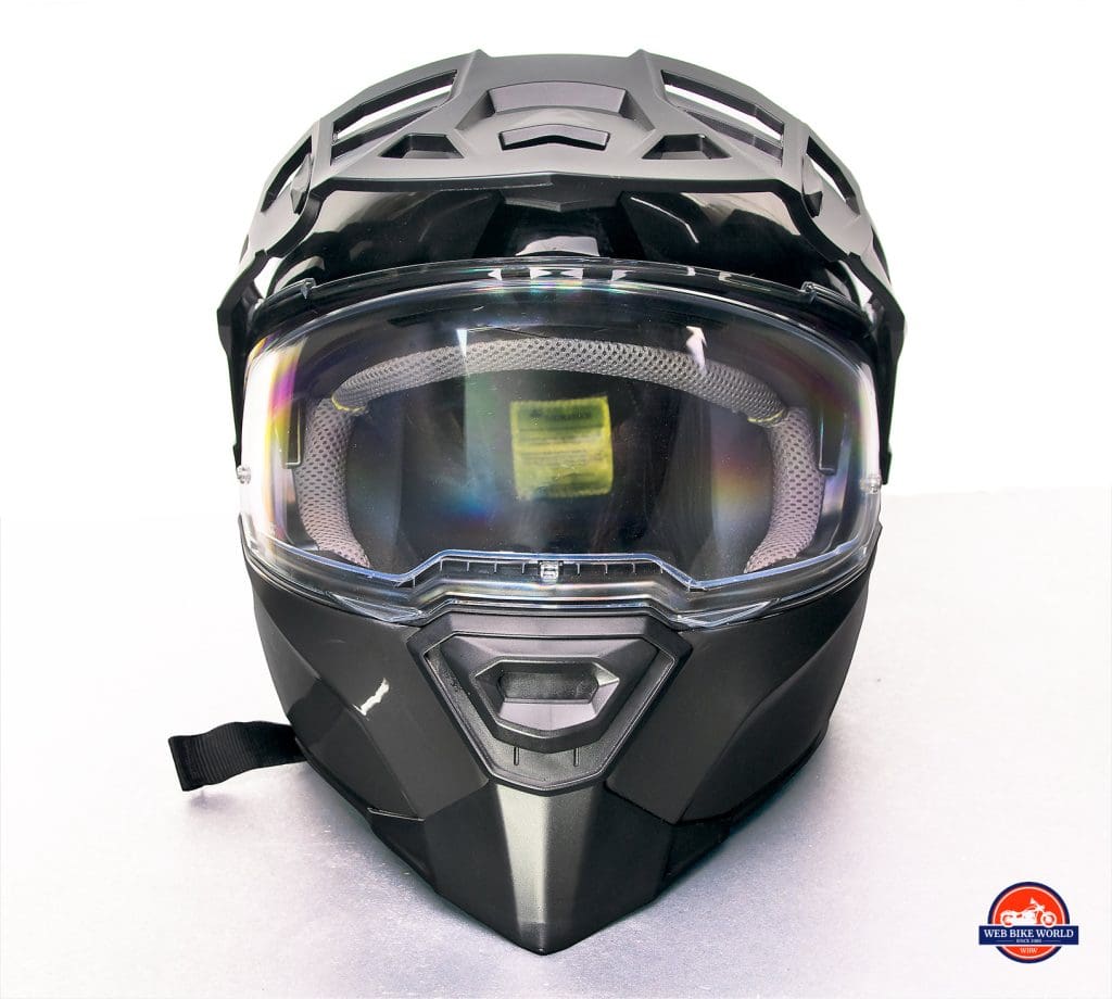 The eyeport on the Touratech Aventuro Traveller Carbon.