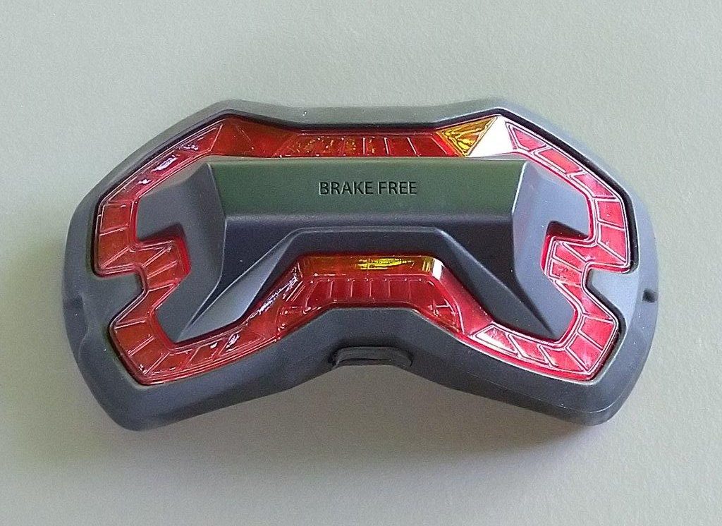 Front view of Brake Free Wireless Helmet Light