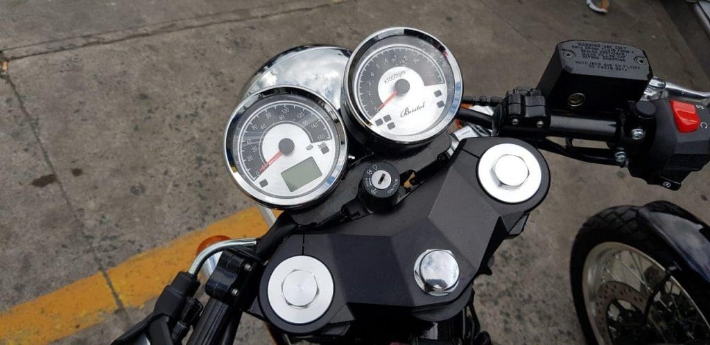 black bristol 400i instrument cluster