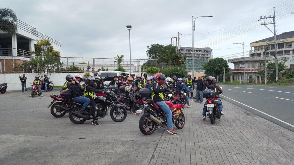 a group of bikers in Philippines