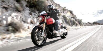 ARCH KRGT-1 riding along a highway