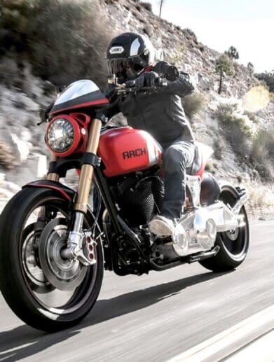 ARCH KRGT-1 riding along a highway