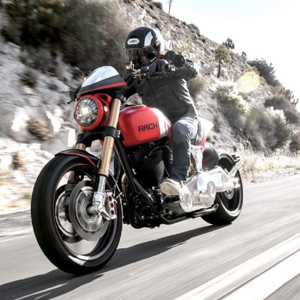 ARCH KRGT-1 riding along a highway