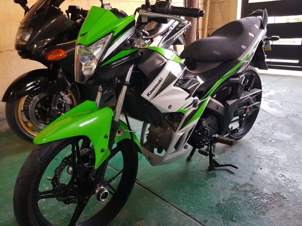 green kawasaki fury 125 rr