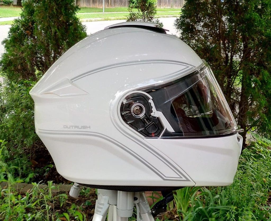 Side view of Sena Outrush Modular Helmet